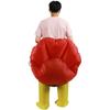 Thanksgiving Turkey Inflatable Suit Props Halloween Party Funny Event Snot Turkey Inflatable Suit