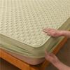 Anti-bacterial Anti-mite Bed Fitted Sheet 100% Cotton Quilted Mattress Cover Thicken All-inclusive Bed Protector Cover