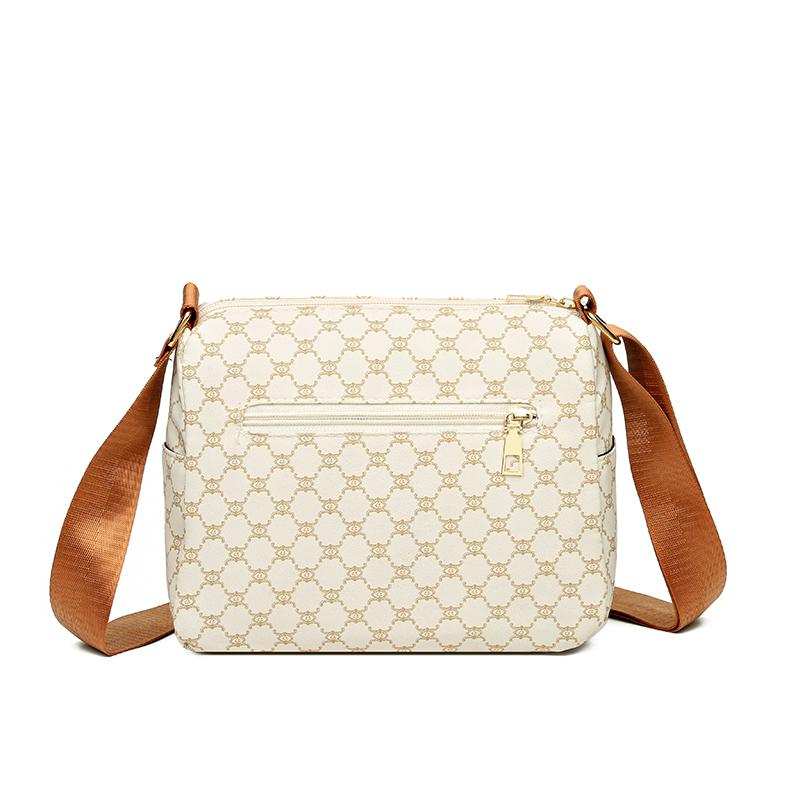 Mittleres Alter Muttertasche Damen-Umhängetasche mit Aufdruck