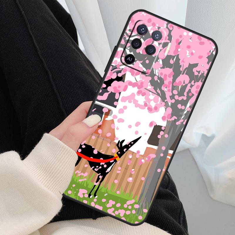 Greyhound Phone Case For OPPO A5 A9 2020 A31 A53 A53S A1K A15 A16 A52 A72 A83 A91 A93 A54 A74 A94
