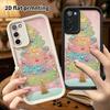 Phone Case: 2D Flat Samsung Galaxy A34 A35 M05 M06 S20 S22 S21 FE Plus 5G Step Design Protective Case, Patterned Christmas Tree, Christmas and Hallowe