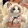 Simulated Ragdoll Kitten Shoulder Bag Cute Cartoon Cat Crossbody Bag  Gift for Girlfriend