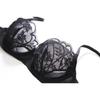 Sexy Lace Women's Underwear Ultra-thin, Light and Breathable, Large Breasts, Large Size Bra, Women's Bra .