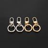 1pcs Zinc-Alloy Keychain Hook with Key Ring Bag Clip Hook with Spring Ring for Lanyard Making DIY Crafts Keychain