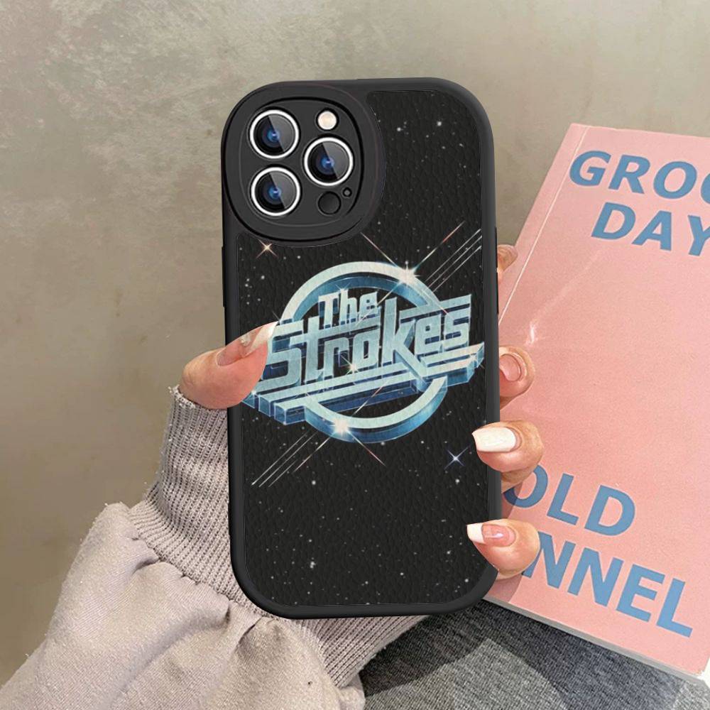 

Classic Famous Rock Band The S-strokes Phone Case Hard Leather For IPhone 16 15 14 13 12 Mini 11 14 Pro Max Xs X Xr Plus Fundas iphone 13