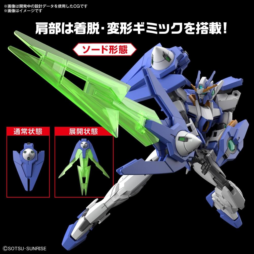 HG Gundam Build Metaverse Gundam 00 Diver Arc 1144 Scale Color-coded Plastic Model