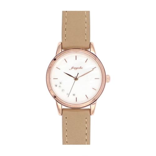 

Follow Fragola Point Stone Watch H00223S-1 BE Women s Beige