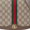 Gucci Ophidia Logo Stripe Web Canvas And Leather Saddle Bag Women Shoulder Bag 601044-96IWB-8745