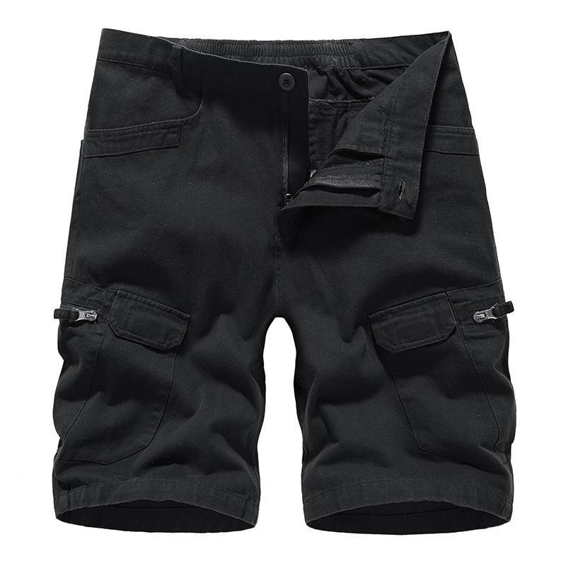 Men's Tooling Shorts European Size Camouflage Loose Large Size Casual Men's Five-point Pants