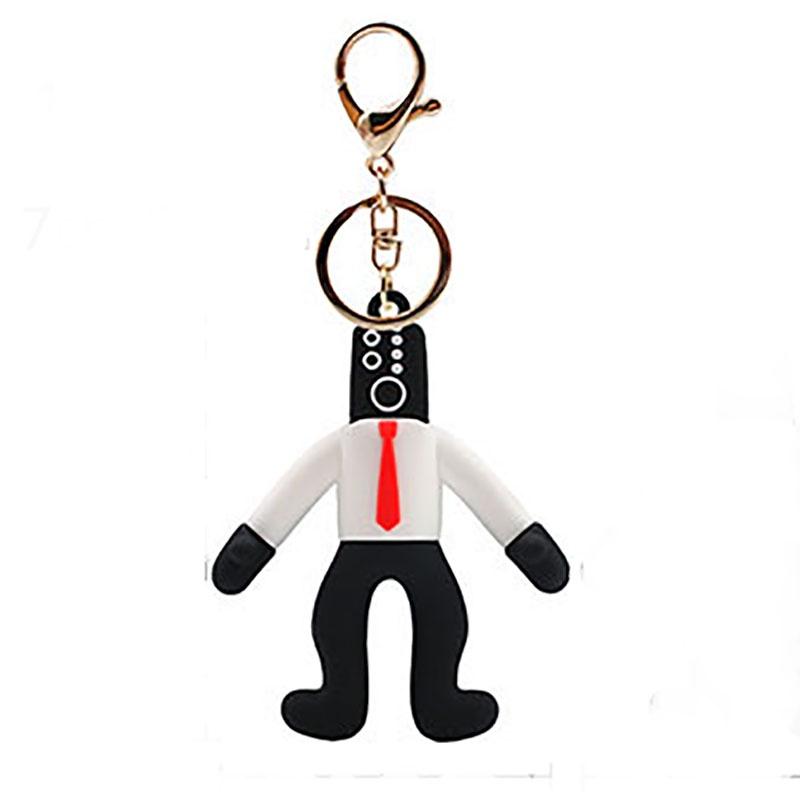 

Monitor Skibidi Toilet Sound Man Pvc Keychain Pendant Decoration Childern Gift White sound man
