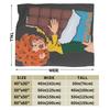 P-Pumuckl Flannel Blanket Winter Chocolate Soft Durable Bedding Throws for Children Couch Bed Fluffy Bedspread Sofa Bed Cover