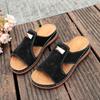 Pegged-toe and Pointed-toe Fashion Sandals for Women, New Large-size Roman Women's Slippers, Outdoor Thick-soled Beach Slippers