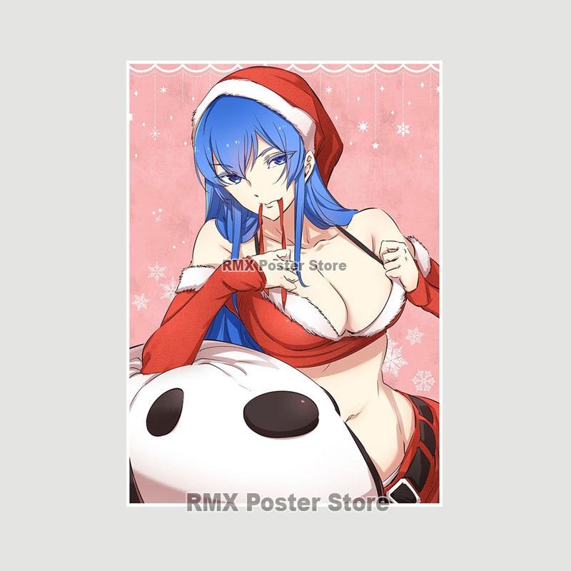 Akame Ga Kill Anime-Poster und Drucke, Wandkunst, Dekoration, weißes Papier, dekorative Gemälde, Bilder, Wohnzimmer, Zuhause, Wandbild