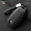 Nissan Teana/X-Trail/Qashqai/Tiida Key Case: Suede, Full Coverage, Tanlu Buckle