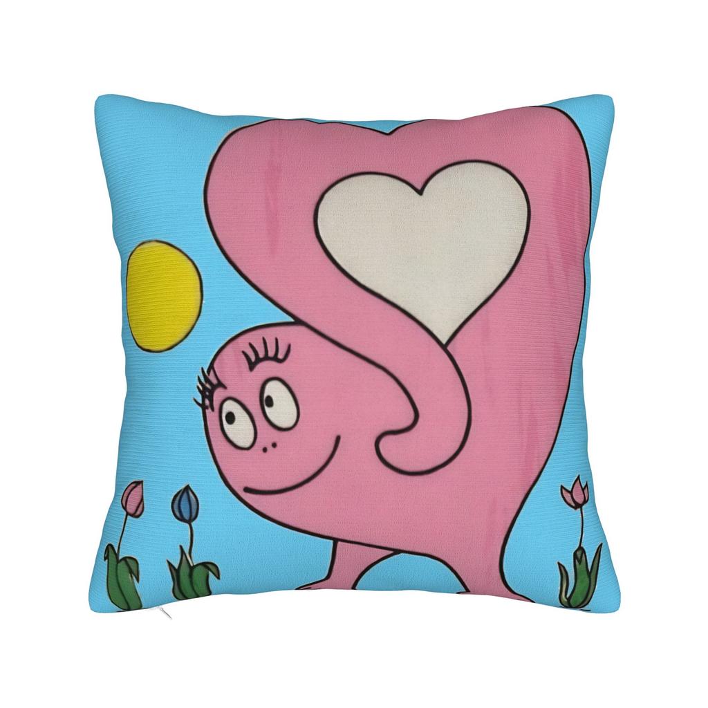 Barbapapas Pillow Cover Soft Cushion Cover Fashion Pillow Case For Sofa Home Decor