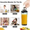 600ml Portable Blender 240W USB Rechargeable Electric Juicer with 6D Blades, BPA-Free, 4000mAh Lithium Battery, Quick Charge, Small Container for