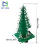 Stereo Christmas Tree Electronic DIY Kit Colorful Flashing 37‑LED Lights USB & AA Battery Holiday Desktop Ornament STEM Project