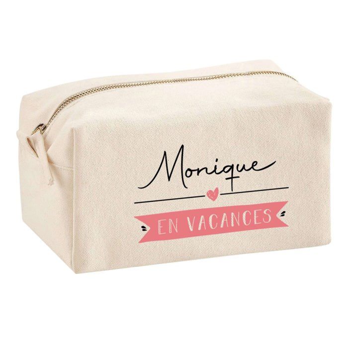 Trousse multifonction Monique en Vacances Cadeau Anniversaire Noël Collègue Départ Retraite | Trousse Scolaire Fournitures Bureau