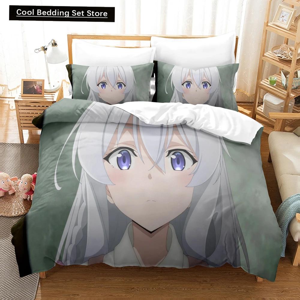 

3D Печать Аниме Девушка Путешествие Элейны Комплекты Постельного Белья Набор Пододеяльника с Наволочкой Твин Фулл Квин Кинг Постельные Принадлежности Постельное Белье EU single(135x200cm)