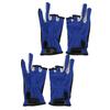 2 Pair Three Finger Fishing Gloves Neoprene Breathable Gloves with Antiskid Convex Point
