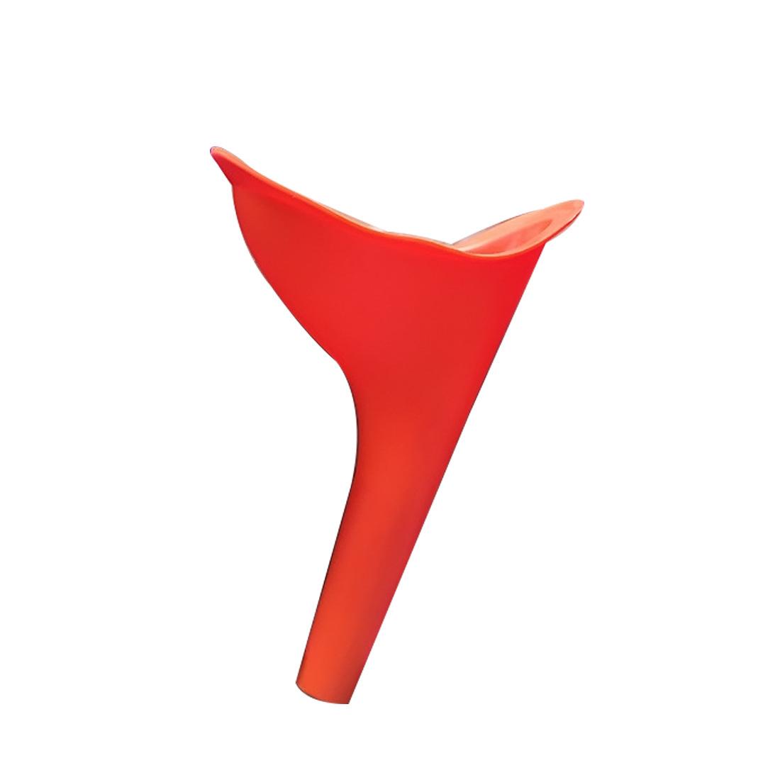 

Портативное женское мочеиспускание для кемпинга и путешествий на открытом воздухе, мягкое силиконовое устройство для мочеиспускания red красный