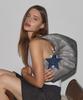 Esso Crescent Hobo Bag In Charcoal Silver