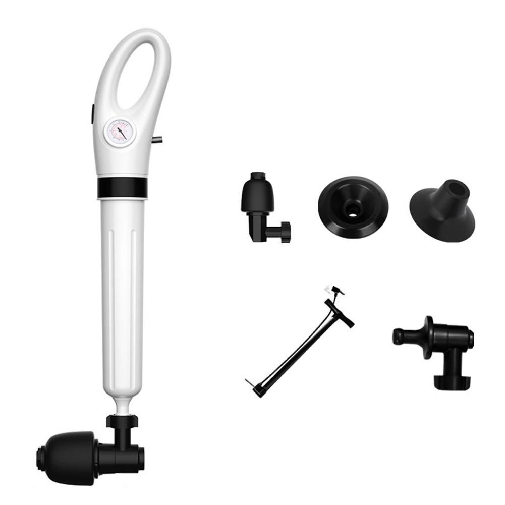 Plunger Toilet Pipe Unblocker Air Guns Cleaner Automatic High Pressure Air Drain Blasters Pump Sink Drain Dredge Tools Powerful