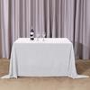 Tablecloth Oblong Shape Pure Color Easy Care Velvet Table Protection Banquets Party