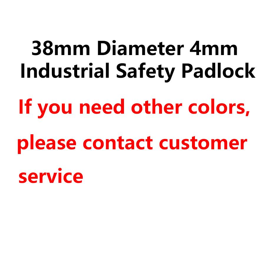 38mm Industrial Safety Padlock LOTO Lockout Nylon Engineering Shackle Personal Energy Lockout Direct Multiple Specifications 6