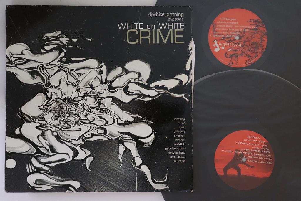 LP Record WHITE LIGHTNING - White On White Crime G4LP0008 GALAPAGOS4 2001 US Rap & Hip-Hop/R&B Used