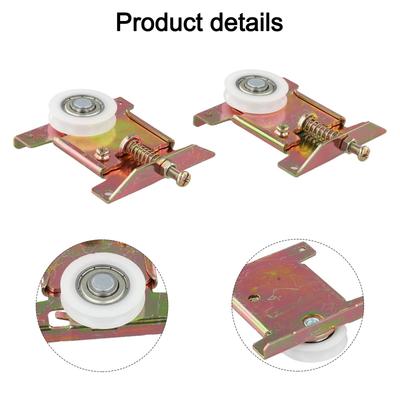 Robust Sliding Door Rollers for Wardrobe Furniture and Solid Wood Cabinets