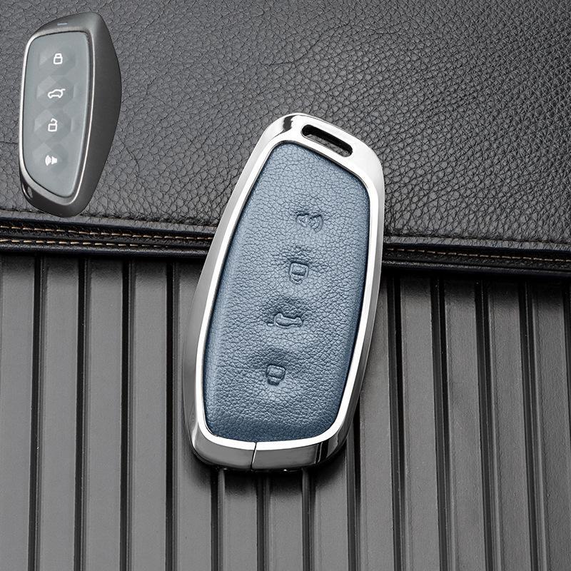 Full Metal Remote Cover for 2022 Great Wall Haval Car - Compatible with Harvard Series Key