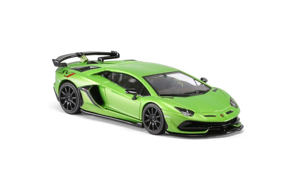 TYS Mart Limited Hung Hing Toys 1/64 Lamborghini Aventador SVJ Green Finished Product