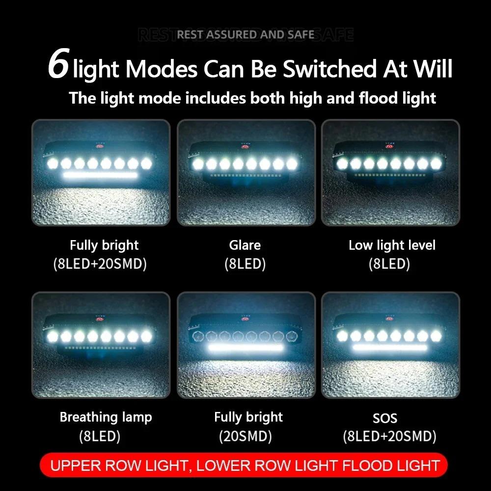 8 /5LED Bicycle Headlights USB Charging MTB Cycling Lamp Bike Front Light  Bicycle