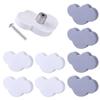 Hardware Dresser Kids Cabinet Children Room Hanging Hooks Door Knob Cloud Pulls Furniture Handles