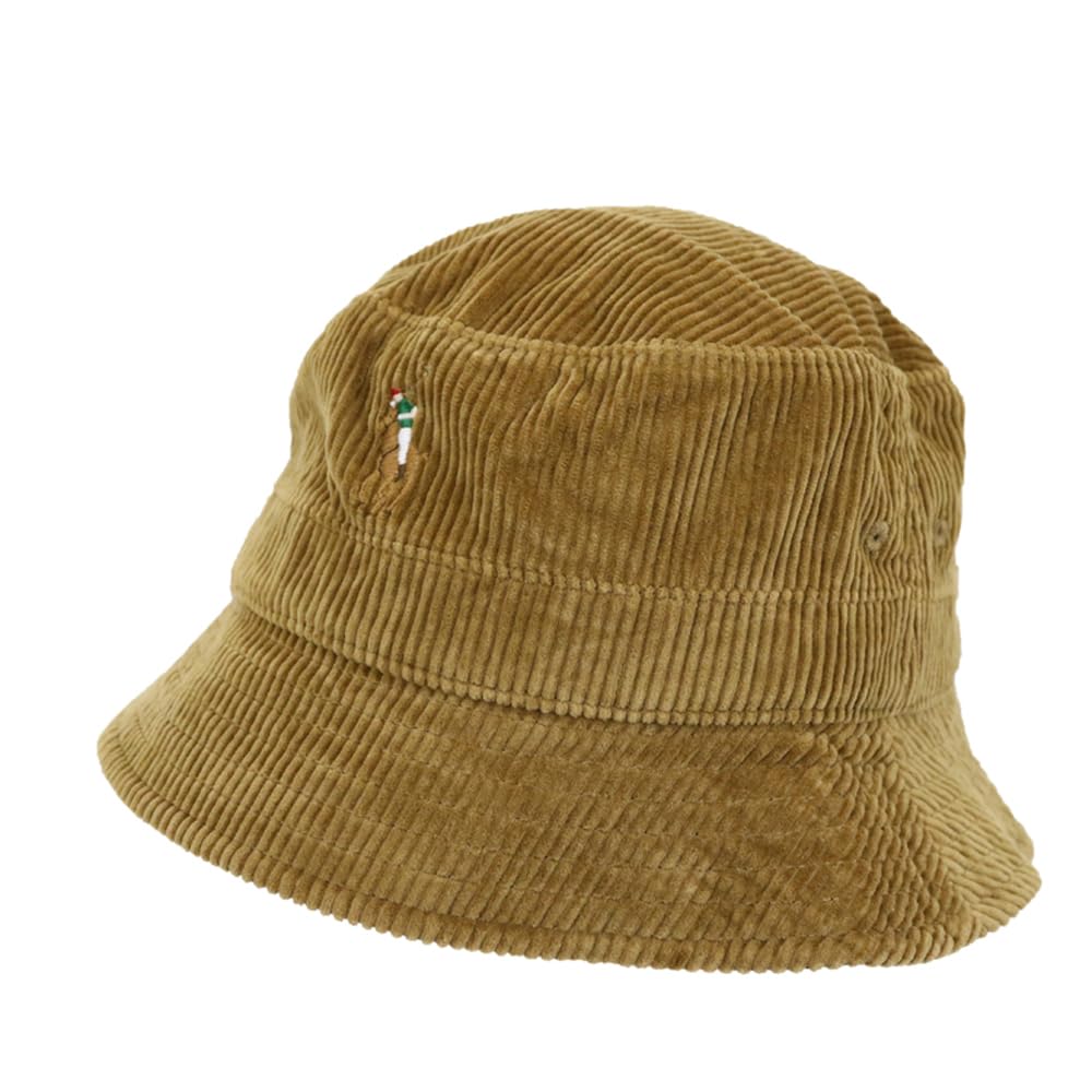 

Polo Ralph Lauren и вышитая пони вельветовая панама размеры хаки мужская женская шляпа, S/M, (Код товара 01080244)