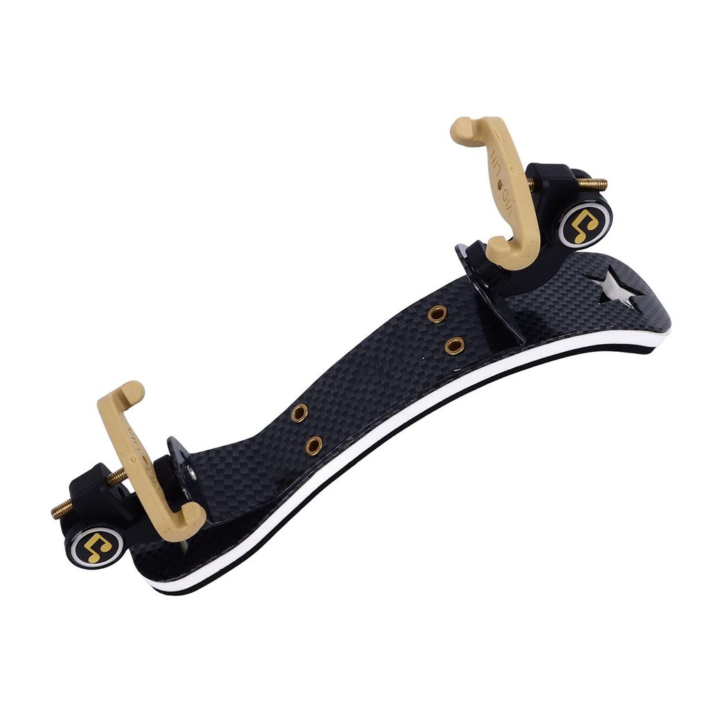 Violin Shoulder Rest Collapsible Height Adjustable Ergonomic Violin Shoulder Support for 12 Carbon