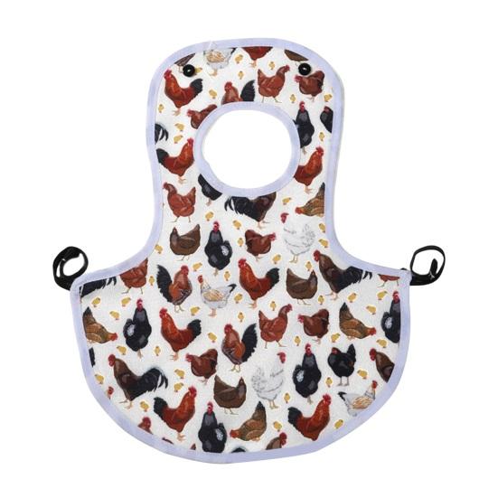 Hühnersattel, Outdoor-Hühnerschürze, Hühnerschutzweste, Jacke, Geflügelflügel-Rückenschutz für Federwachstum