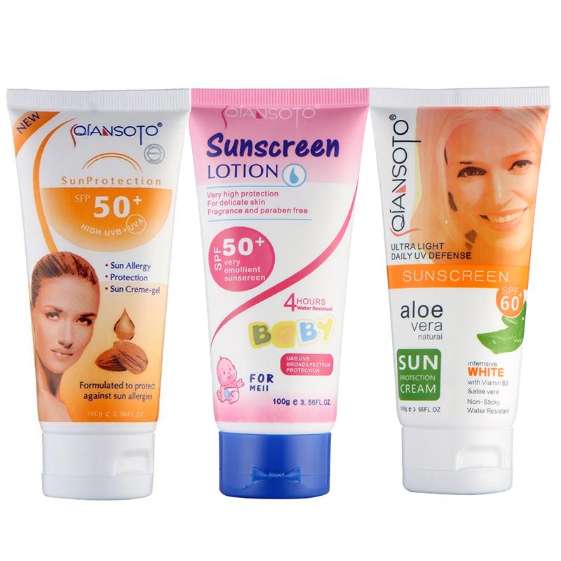 

100 мл летний солнцезащитный крем, длительный водонепроницаемый лосьон, защита от солнца, УФ-увлажняющий уход за кожей