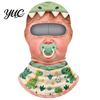 Funny Face Balaclava Baby Mask, Breathable Ice Silk Cover, Anti-Slip Covering Full Protection Neck Gaiter for Outdoor Cycling Riding Sun Mask
