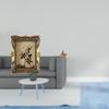 Vintage Resin Photo Frame And Horse Sculpture Ornament for Tabletop Hallway Wedding Office Bedroom