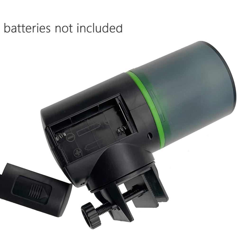 Automatischer Futterautomat für Aquarien, intelligentes Timing, automatischer Futterautomat, Aquarium-Goldfisch-Futterspender, große Kapazität, Fisch-Aquarium-Futterspender