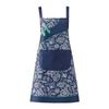 Cheongsam Style Women Flowers Apron Oil-proof Chef Aprons Sleeveless Overalls  Kitchen Use
