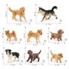 Entzückendes Miniatur-Hundemodell Realistisches PVC Husky Golden Retriever Shiba Inu Ausstellungsfigur