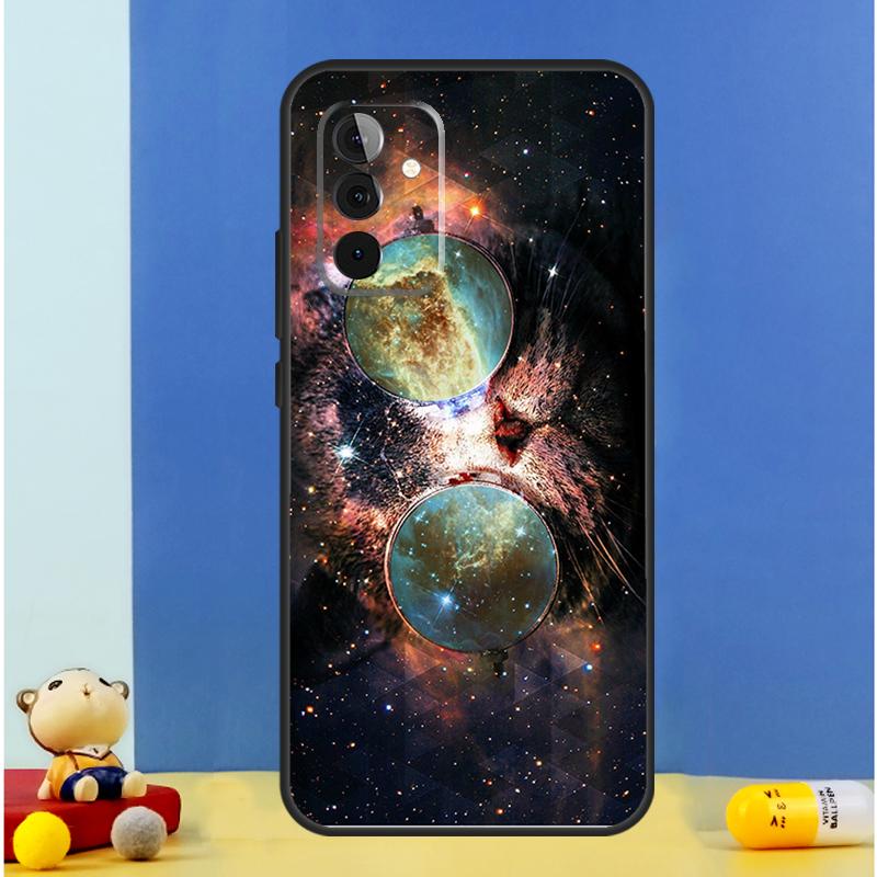 Cat in Space Case For Samsung Galaxy A16 A36 A56 A06 A54 A34 A14 A13 A53 A12 A22 A32 A52 A35 A17 A15 A55
