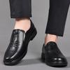 Fashion Outdoor Men Casual Fashion Shoes Comfortable Leather Fashion Flats Men Handmade Mens All-match Loafers New Men Business Footwear