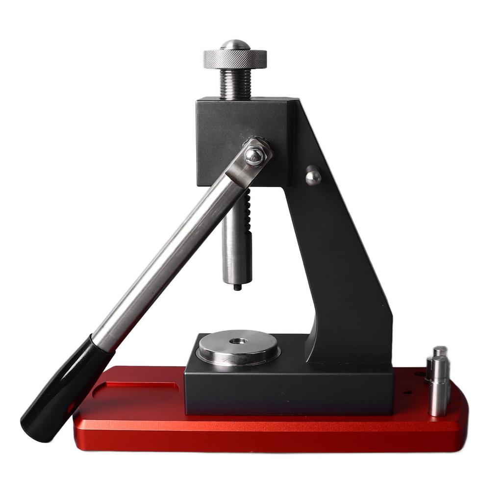 Watch Press Tool Set Watch Back Pressing Machine Bottom Pressing Bench Metal Repair Tools Set Red Grey