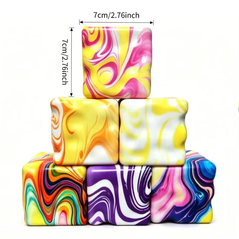 Soft Simulated Cheese Sensory Stress Relief Toy Stretchable Soft Ice Slow Rebound Random Color