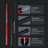 OKHEALING Carbon Fiber Pool Cue Black Technology Billiard Cue Sticks 12.4mm Tip Radial Pin Joint 147cm Length 19~20oz Weight, Red