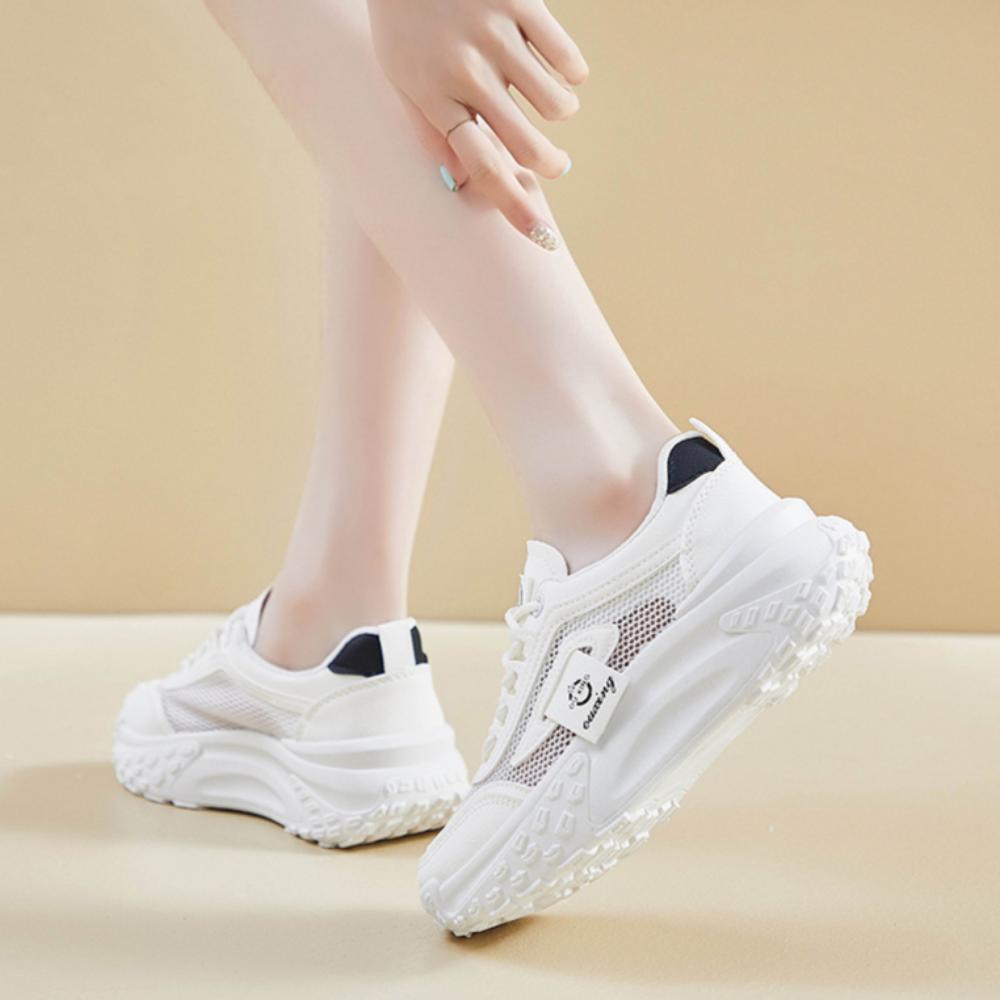 Daddy Shoes Женская спортивная и досуговая сетчатая дышащая обувь на толстой подошве — фото 12